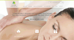 Desktop Screenshot of glebemassage.com